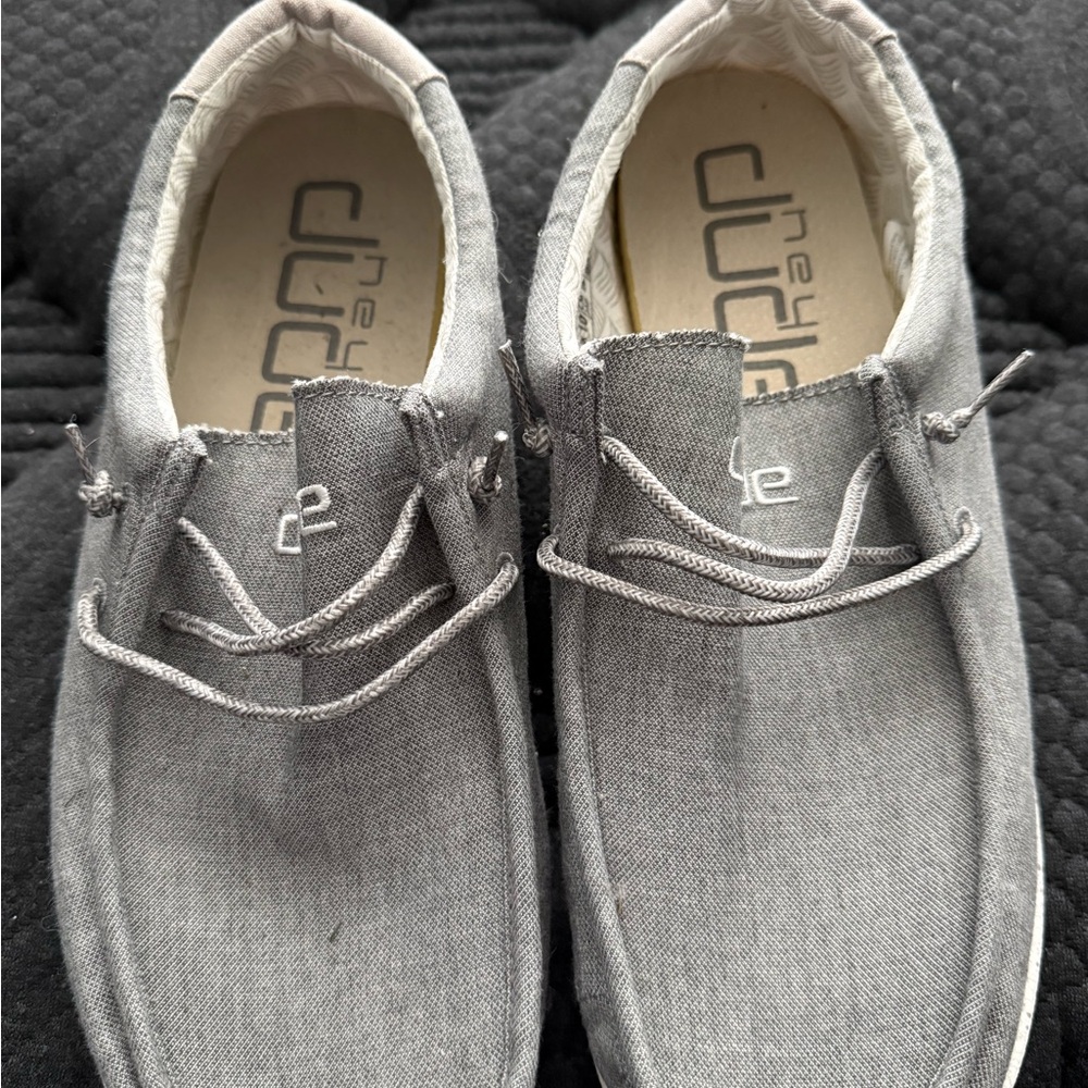 Hey Dude Men's Gray Loafers
